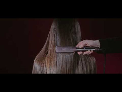 Plancha de pelo ancha y plana Labor Pro Plum